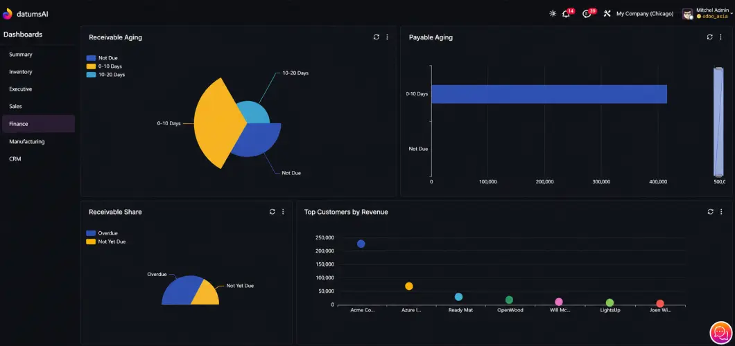 Pre-Built Executive Dashboard Glimpse 4